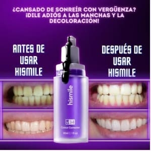 Combo dental Irrigador Bucal + regalo Blanqueador dental hismile v34